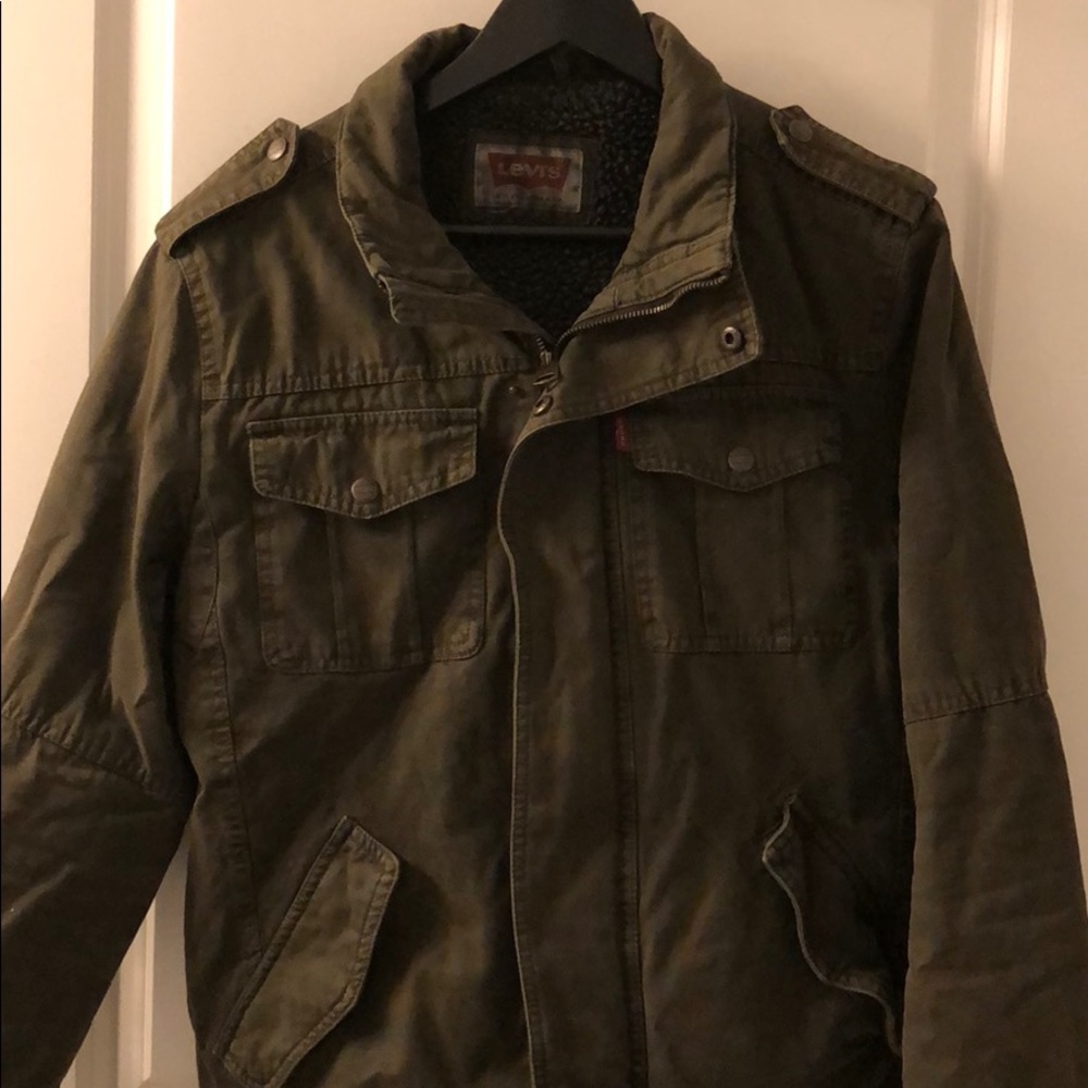 Levi’s Green Bomber Jacket Size Small